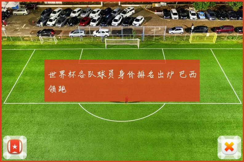 世界杯各队球员身价排名出炉 巴西领跑