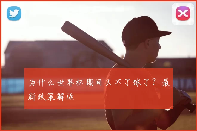 为什么世界杯期间买不了球了？最新政策解读