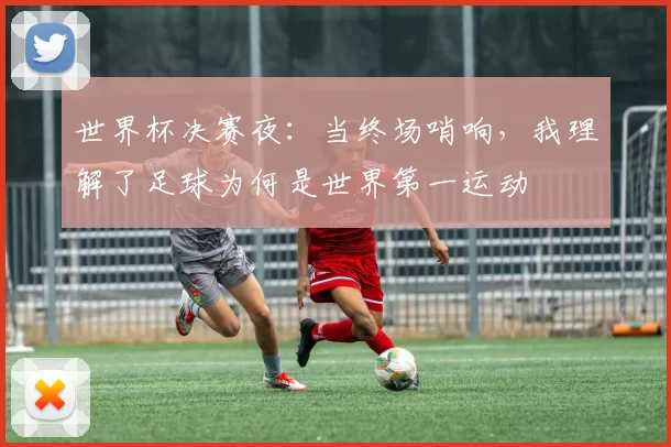 世界杯决赛夜：当终场哨响，我理解了足球为何是世界第一运动